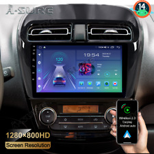 9'' Autoradio CarPlay Für Mitsubishi Mirage Space Star Android14 GPS Navi DSP BT
