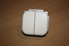 Busch & Jäger LX in cremeweiß Doppel Serien Schalter mit Wippe