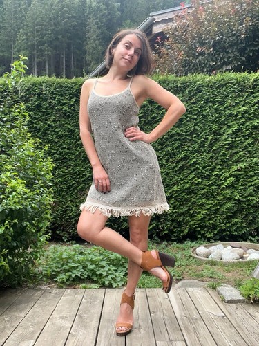 Vintage 90er netz netzkleid - vintage,
