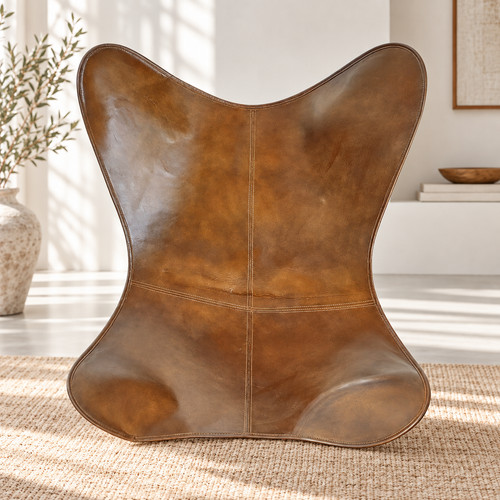Braune buffalo leder - buffalo,