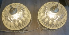 Set, 2x Nachtischlampe