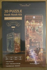 Violin Detective Agency Sherlock Holmes Book Nook Regal Mini Szene Tonecheer