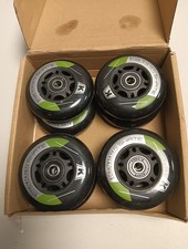 Inline Skate Rollen 80mm 76mm 72mm - 8 Stück Räder 85a Mit Kugellager ABEC9