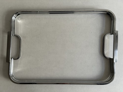 Tablett art deco chrom - art,