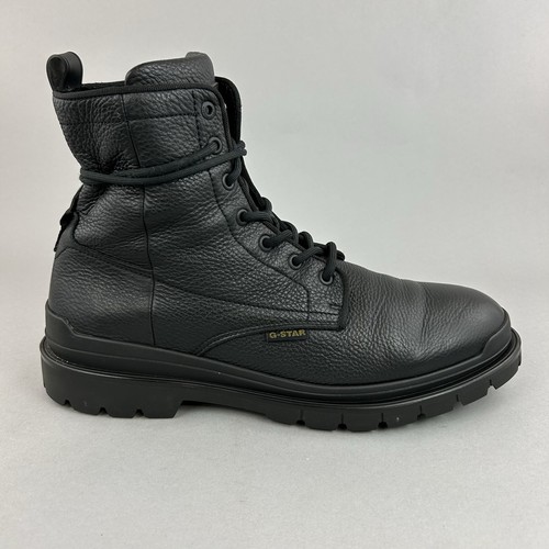 Star raw black leather - g,