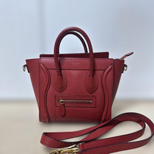 Celine Nano Luggage Red