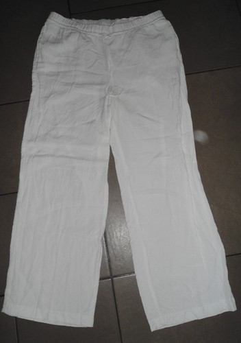 Damen leinen viskose hose - damen, leinen/viskose