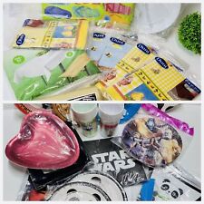 Restposten 38 Teile Sevietten Pappteller Becher Tischdecken.