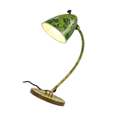 HALA Arbeits Leuchte Camouflage Shabby Style Tisch Lese Lampe Vintage 30er 40er