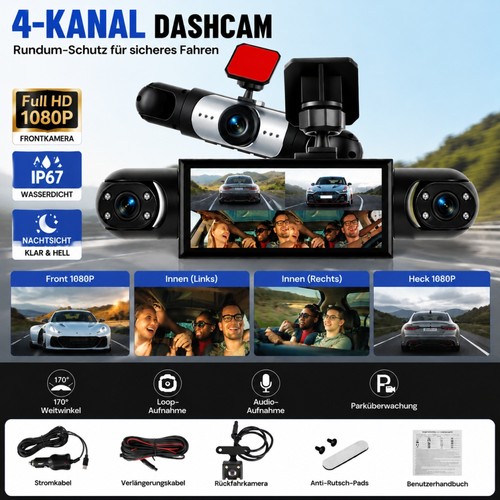 Auto dashcam 1080p vorne - dashcam,