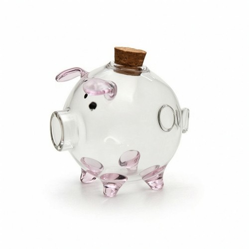 Sparschwein aus glas - sparschwein,
