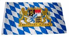 Flagge / Fahne Freistaat Bayern Löwe Schrift Hissflagge 60 x 90 cm