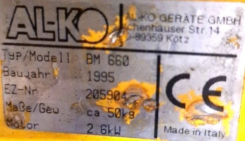 Alko keilriemen 409 - 019, für