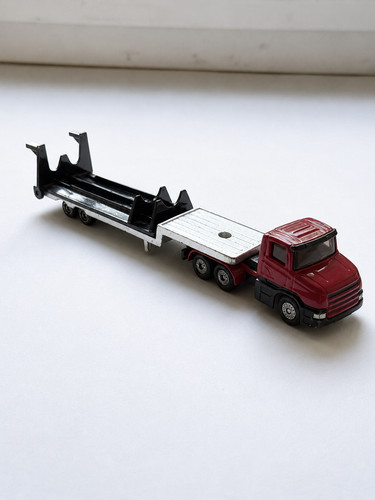 Siku schwertransport tieflader - siku,