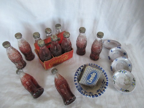 Antike kleine cola fläschchen - cola,