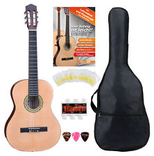 B-WARE SET 1/2 AKUSTIKGITARRE KONZERTGITARRE KLASSIKGITARRE SAITEN TASCHE NOTEN