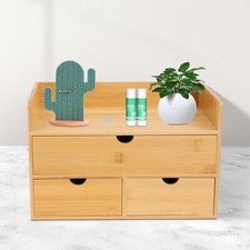 Schreibtisch Organizer Bambus