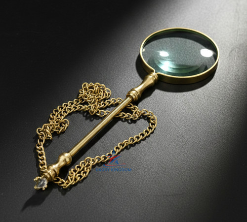 Vergrößerungsglas halskette - vergrößerungsglas,