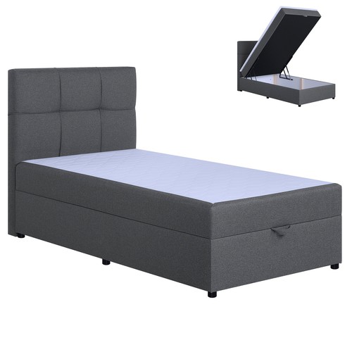 Polsterbett silver h3 - -,