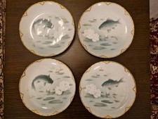 4 Fischteller von Rosenthal - Jugendstil