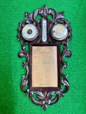 seltene antike RODENSTOCK's WETTERWARTE - Barometer-Thermometer-Hygrometer