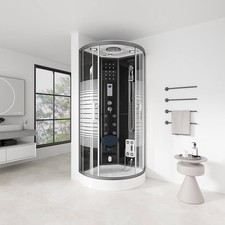 Dampfdusche Duschtempel Komplettdusche Duschkabine Schiebetür Radio OUTLETWARE