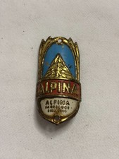 Alpina Steuerkopfschild Markenschild Fahrrad Schutzblech Alt Emblem Oldtimer