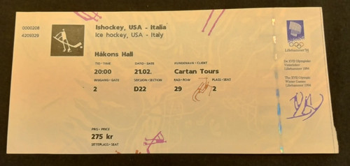 Orig ticket olympische - orig.,