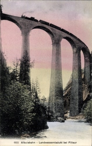 Albulabahn - ak,