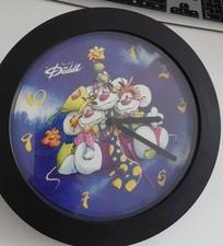 Diddl Wanduhr, Ø25cm, Kunststoff, Schwarz