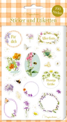 Stickerbogen mit 100 stickern - mit,