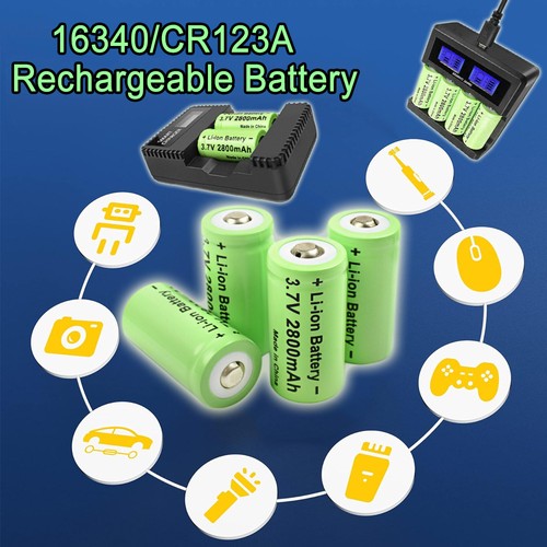 16340 akku cr123a rcr123a - cr123a, für