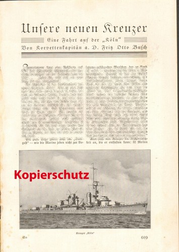 Unsere kreuzer köln - kreuzer, 1931