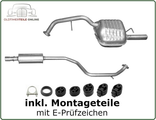 Auspuff set für mazda cw - mazda,