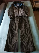 Neuwertiger raffinierter Ski-Anzug von Crane Gr.M (48/50) in grau-blau 