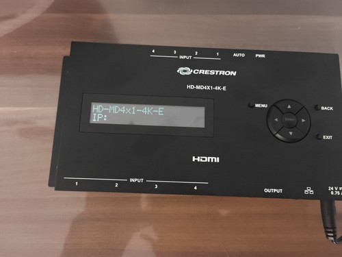 Crestron md4x1 e - crestron, hdmi