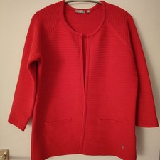Verschlusslosejacke von RABE*Gr.42*Rot*Raglanärmel*Baumwolle/Polyacryl*Gebraucht