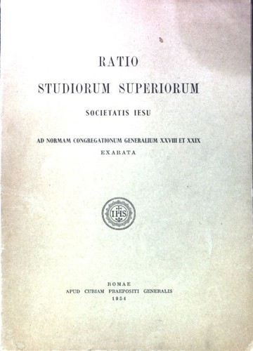 Ratio studiorum superiorum - studiorum,