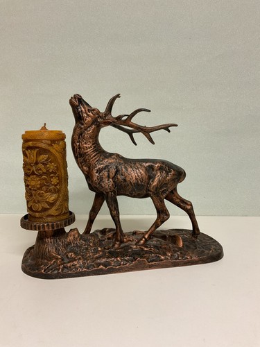 Skulptur röhrender hirsch aus - skulptur,