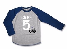 Langarm Geburtstagsshirt  Ich