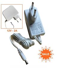 12V 2A AC/DC 24W NETZTEIL Netzadapter Steckernetzteil Ladegerät #R1-D6