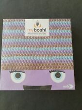 Neu?My Boshi Mütze braun lila türkis Noris Geschenk Basteln Häkeln Handarbeit 