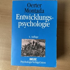 Entwicklungspsychologie 4. Auflage