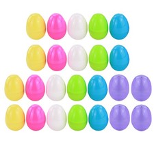  36Pcs Kunststoff Ostern Eier Spielzeug Kinder Leere Eier Abnehmbare Eierschale