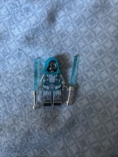 Lego Chrome Silver Blue Sith