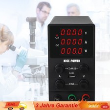 Regelbares DC Labornetzgerät 0-30V 0-10A Labornetzteil Netzgerät Power Supply