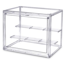 Setzkasten aus Acrylglas für Mini Figuren | Vitrine mit 3 Ebenen | 27x22x18cm