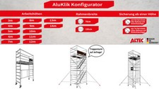 Altec aluklik 14m - , höhe