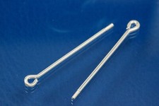 1 x Wechselstab 35mm 925-er Silber Pendel Wechselanhänger Gewindestift 1049-1E