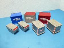 Container 7 Stück zu Hafen Schiffe Flughafen City Life Kran Playmobil 2521